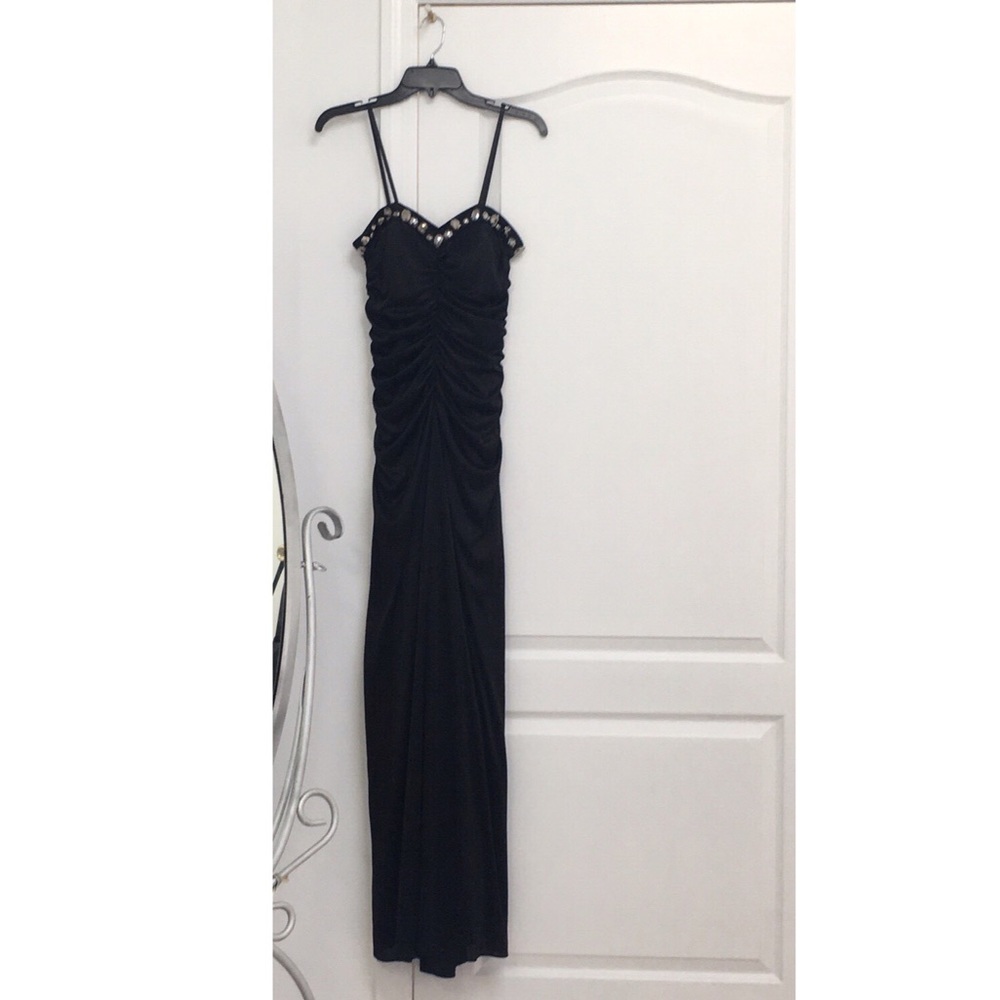Morgan & Co. Sweetheart Beaded Gown